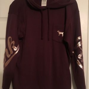 XS Victoria's Secrets PINK Sequin Sweatshirt